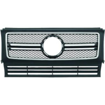 MERCEDES G-Class W463 (Geländewagen) 90-15 Svart/Krom Sportgrill G55 AMG-Look DIEDERICHS